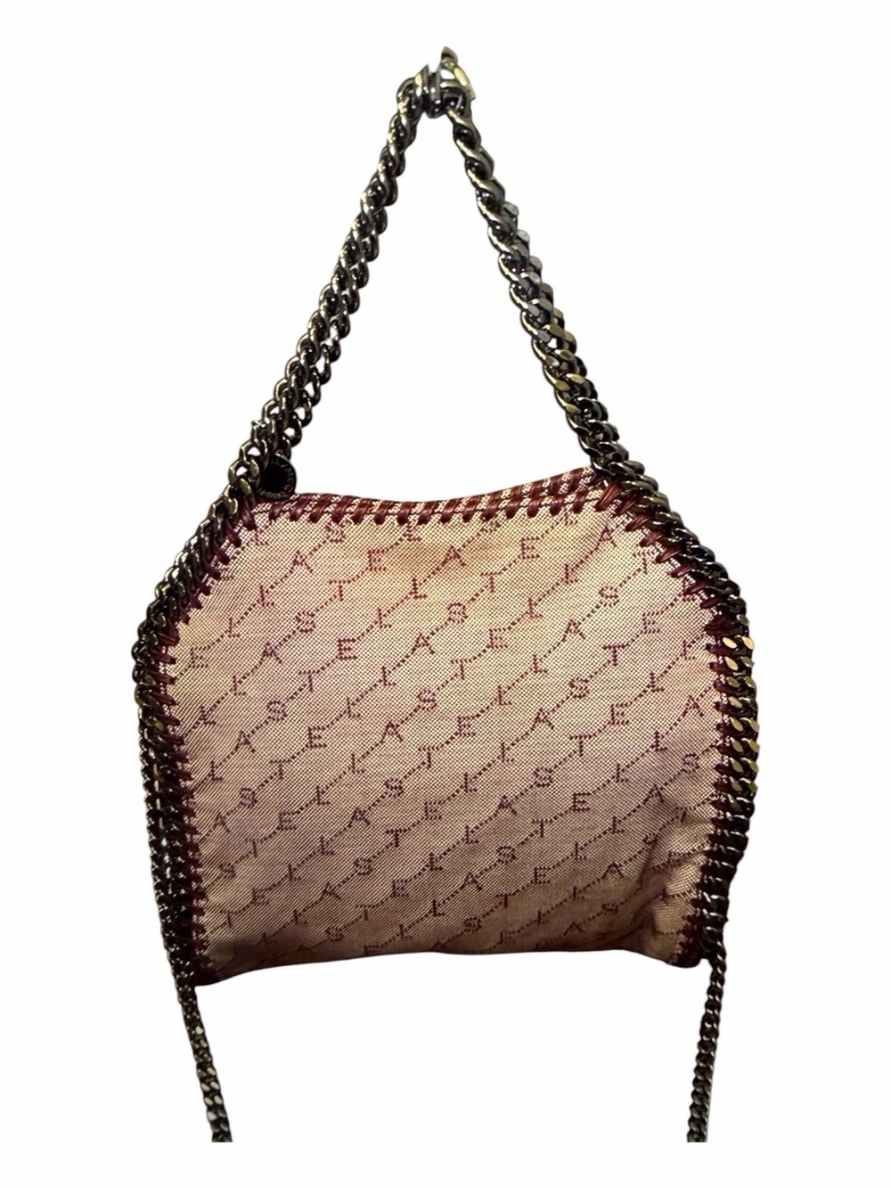 Stella McCartney Falabella Monogram Canvas Mini Tote Crossbody Bag 371223 - Picture 2 of 8